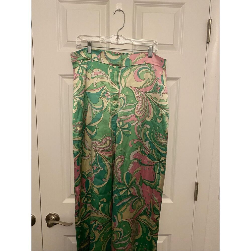House of Harlow, 1960 Paisley pants - Picture 2 of 4